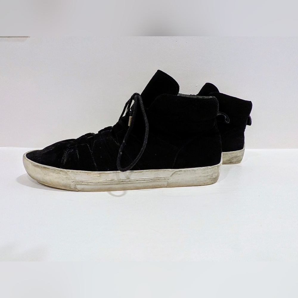 Joie Black and White Sneakers with High-Top Design